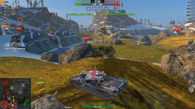 Chieftain Mk.6 Обзор на Самый интересный ТТ10 World of Tanks Blitz смотреть онлайн