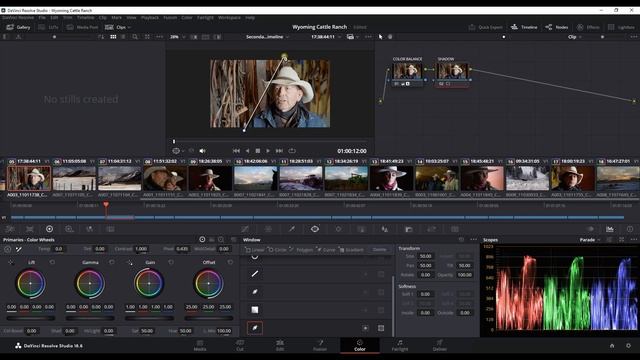 DaVinci Resolve //// Урок 4 /// COLOR // Часть 3 / Инструмент Window для регулировки освещенности смотреть онлайн