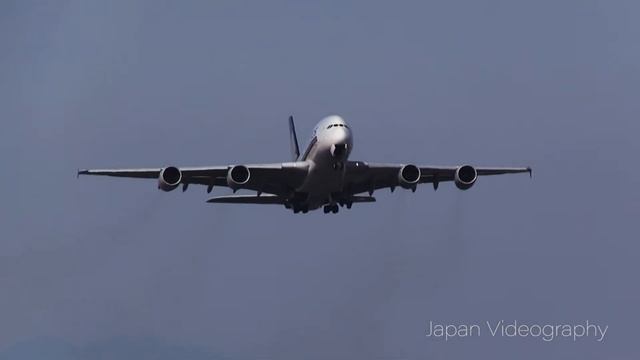 Huge Plane Singapore Airlines Airbus A380-841 Take off&Landing at Tokyo Narita International Airpor смотреть онлайн