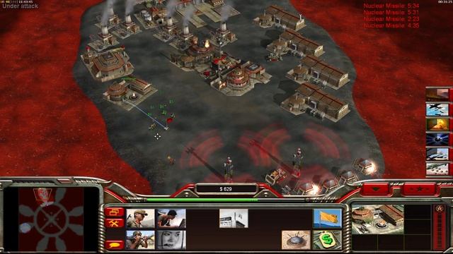 CHINA AIRFORCE VS CHINA TANK GENERALS. 1 vs 7 Gameplay. Generals Zero Hour смотреть онлайн