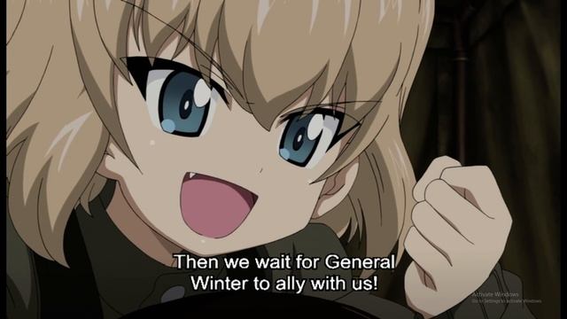 Girls Und Panzer Der Movie: The different schools debate tactics смотреть онлайн