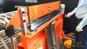 Станок листогибочный гидравлический Stalex HBV-48. Смена ручья на матрице