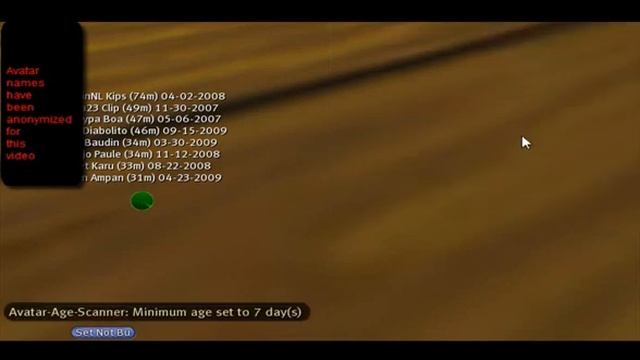 Second Life Avatar-Age-Scanner / Avatar Radar / Noob Scanner смотреть онлайн