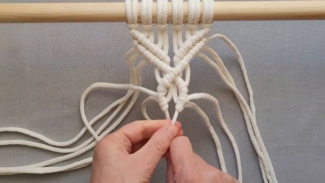 Makramee põhisõlmed - osa 25/ Macrame Tutorial For Beginners смотреть онлайн
