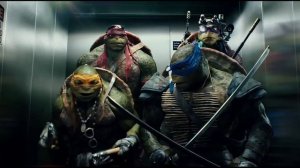 Черепашки ниндзя в лифте
