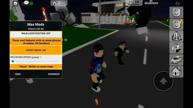 Hack de roblox. última version. Volar fantasma traspasar paredes etc/By max mods смотреть онлайн
