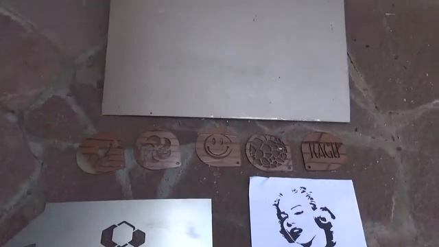Металлические кофейные трафареты из зеркальной нержавейки. смотреть онлайн