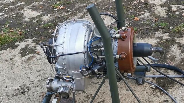 AI-9 (АИ-9) Gas turbine APU Start and Run test 3 смотреть онлайн