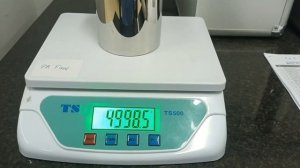 TS 500 Calibration of Electronic balance