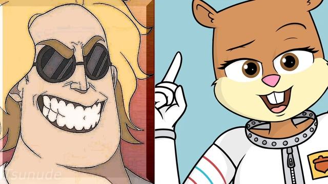 Mr Incredible becoming Canny (Sandy Cheeks) смотреть онлайн