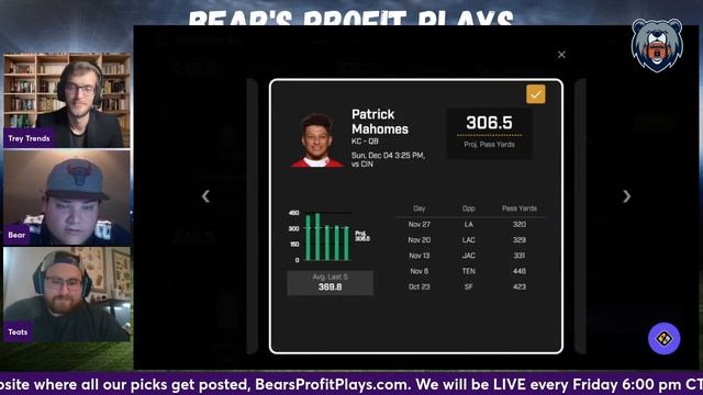 Under the Radar NFL Player Props | Prize Picks | Best NFL Picks Today | Week 13 | December 4th, 202 смотреть онлайн