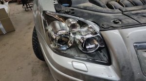 Toyota Avensis исправляем свет