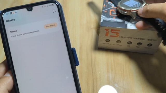 KOSPET TANK T3 ULTRA Smartwatch - Pairing It With Kospet Fit App On Android Smartphone