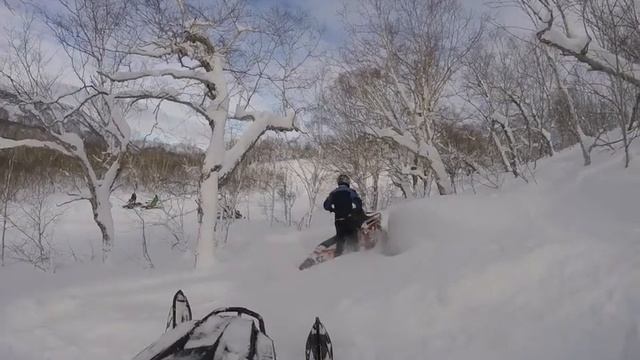 Снегоходный уикенд, Камчатка, Россия. Сильное братство. 8