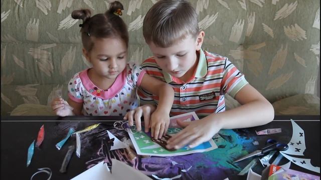 Картина из цветного песка Фреска Фея смотреть онлайн