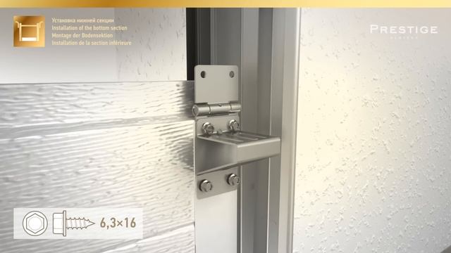 Высокий монтаж гаражных ворот Prestige смотреть онлайн