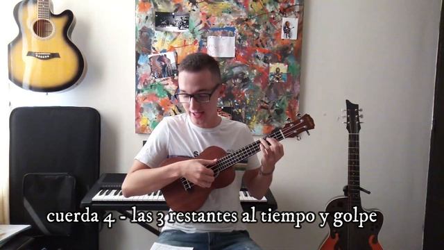 Un año Sebastián Yatra, Reik- TUTORIAL UKULELE смотреть онлайн