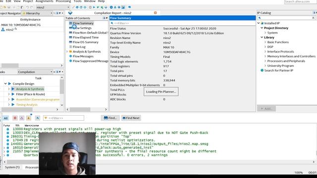 Generating Hardware and Creating Software NIOS II смотреть онлайн