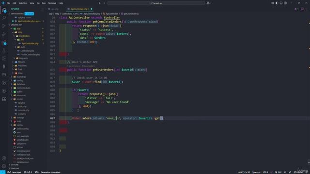 54 -User Orders API смотреть онлайн