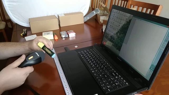 Тест сканер штрих кода Mercury CL600 2D