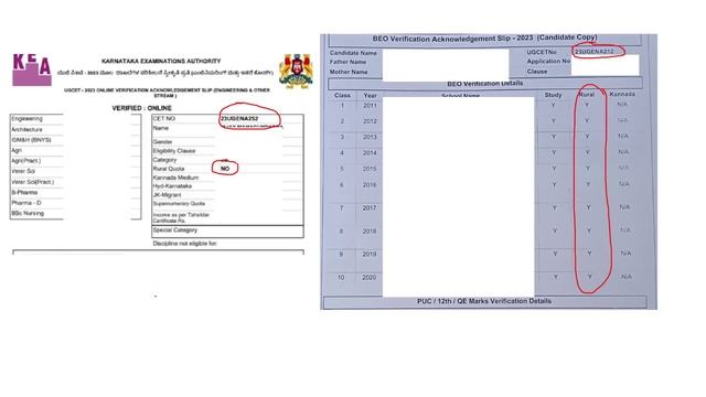 KCET RURAL QUOTA "YES" IN BEO SLIP BUT "NO" IN KEA VERIFICATION SLIP...?? WHAT IS THIS ISSUE...?? смотреть онлайн