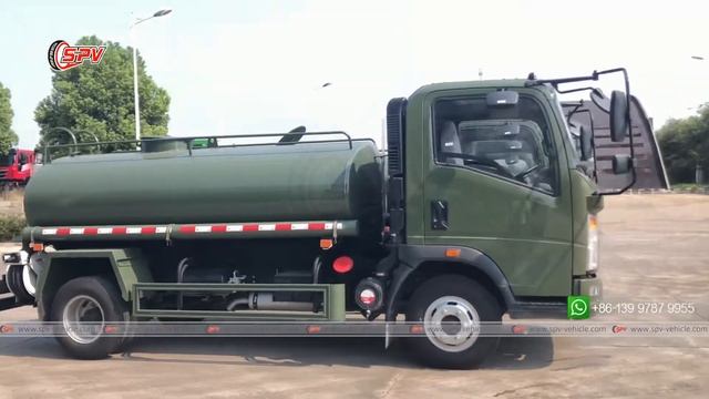 Operation of SPV 4,000 Liters Water Sprinkler Truck (SINOTRUK) смотреть онлайн