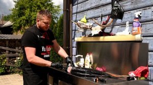 Как правильно быстро и легко  почистить и разделать белого амура для копчения.