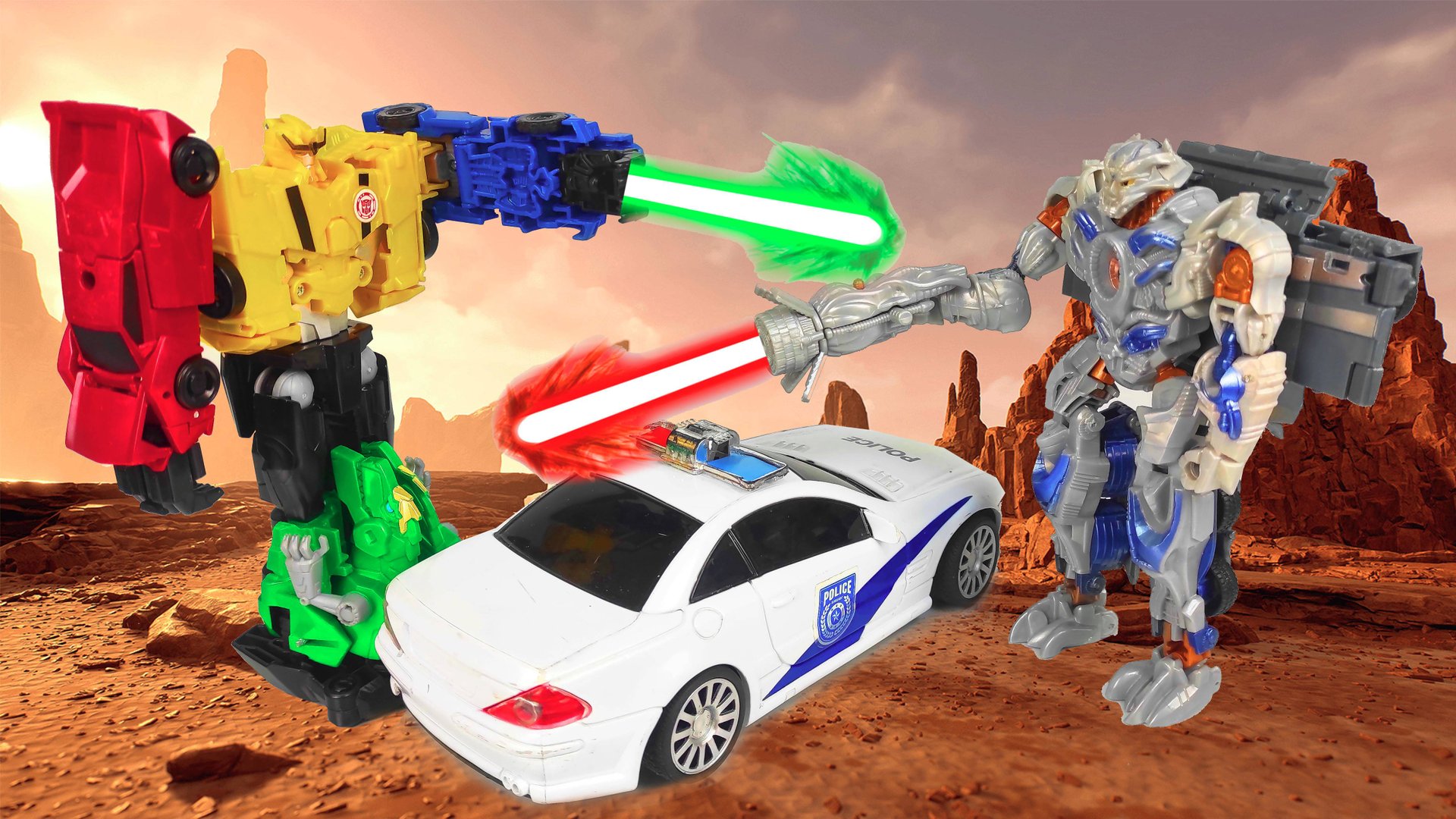 Роботы Автоботы устроили засаду на Десептиконов Трансформеров. Мультики для мальчиков. смотреть онлайн