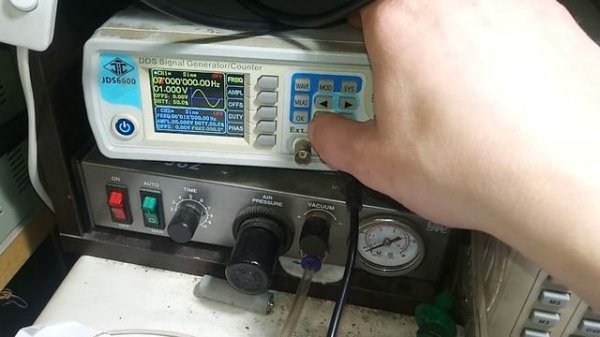 Китайский КВ усилитель. Пробное включение.