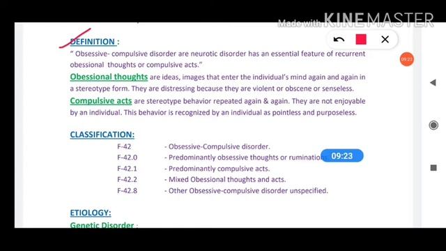 Obsessive Compulsive Disorder ( OCD) смотреть онлайн