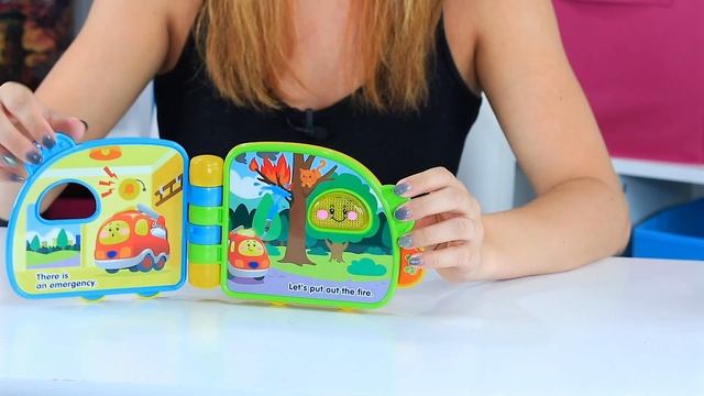 VTech Baby Go! Go! Smart Wheels Read & Go Fire Truck Storybook смотреть онлайн