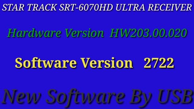Latest software Update|| STAR TRACK SRT-6070HD ULTRA RECEIVER|| Ten Sport Sony Network 100% ok смотреть онлайн