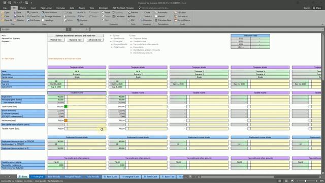 TTI - Personal Tax Scenario - Optimize Discretionary Amounts смотреть онлайн