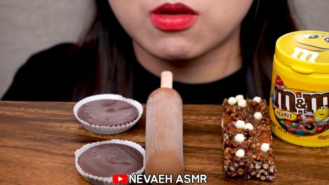 ASMR🤎초콜렛 디저트(구구 아이스크림, 누가바, 카카오 바, 미니 초코파이) 먹방*NO TALKING*EATING SOUNDS*MUKBANG🤎 смотреть онлайн
