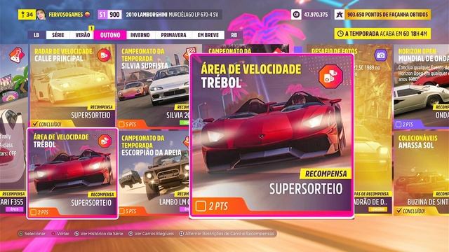 FH5 Lamborghini Murciélago LP670 NOS EVENTOS DA TEMPORADA RESTRIÇÃO Lamborghini S1-900 FH5 RETROWAV смотреть онлайн