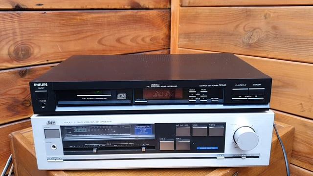 Philips CD640 Compact Disk Player with famous TDA DAC Chip - Sound Test смотреть онлайн