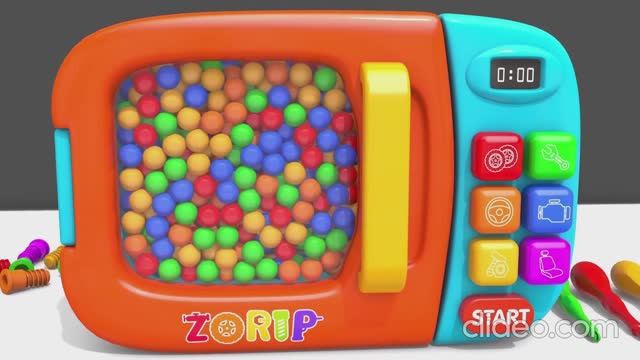 Развивающие видео для детей I Собираем машинки по запчастям смотреть онлайн