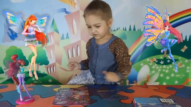 Winx Club – Bloom | Фея Блум из Школы Волшебниц | Самоклеющаяся мозаика смотреть онлайн