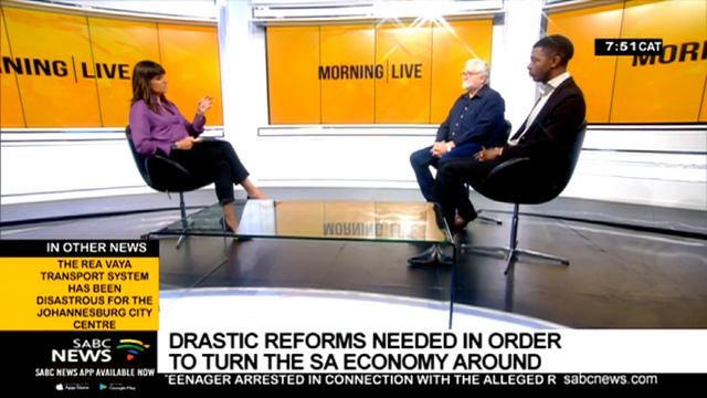 Drastic reforms needed in order to turn the SA economy around смотреть онлайн
