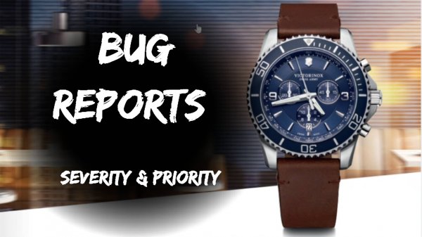 Поиск багов на реальном примере. Заведение баг репортов, определение severity & priority Bugs for QA