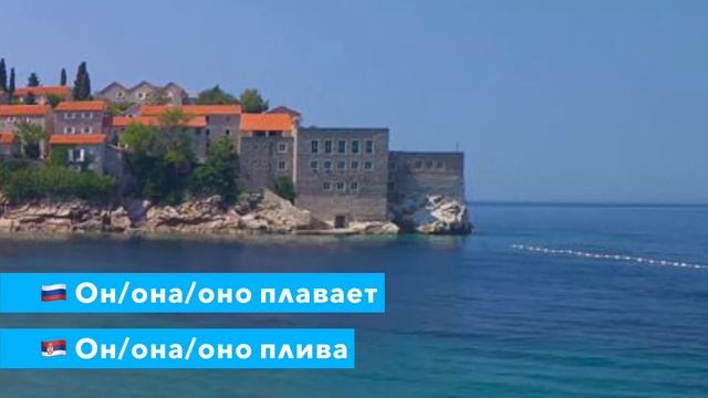 Сербские летние глаголы: ПЛИВАТИ - плавать смотреть онлайн