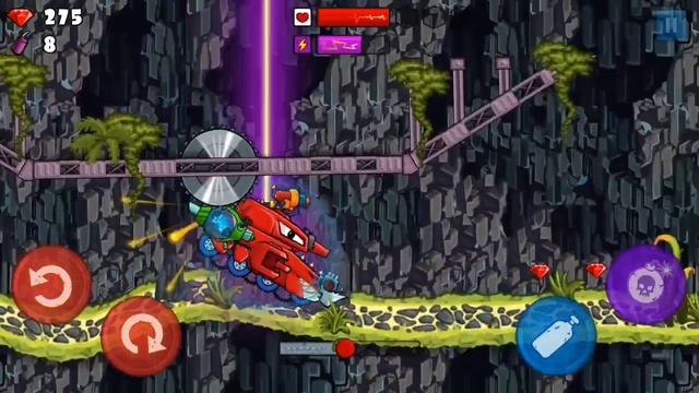 прошёл игру Car Eats Car 2 и БОСС МАМОНТ уровни 34-36