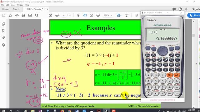MT131 (mod and div by calculator) смотреть онлайн
