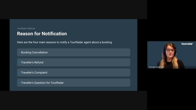 Notify TR Agent - TourRadar Webinar смотреть онлайн