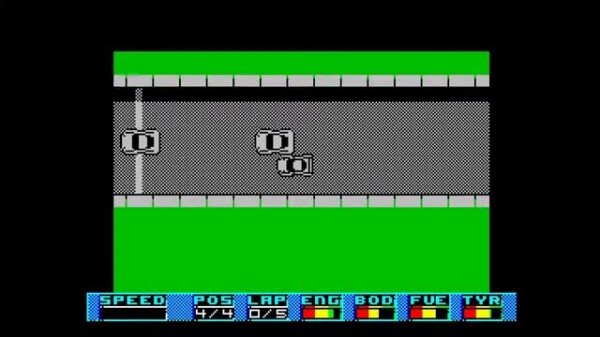 Super Cars : ZX Spectrum 128k (Game Play)