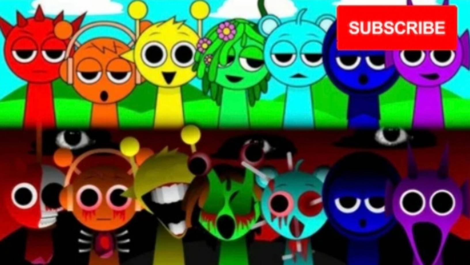 Играю в спруньки (SPRUNKI) смотреть онлайн