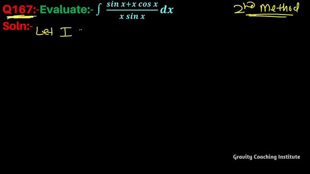 Q167 | ∫ (sinx+x cosx)/(x sinx) dx | Integral of sin x + x cos x by x sin x | Integrate sinx+xco смотреть онлайн