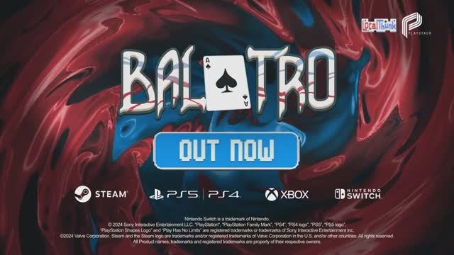 Balatro - трейлер смотреть онлайн