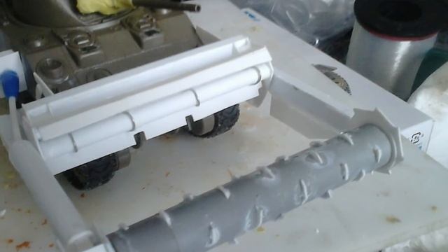 Home made 1/35th Sherman crab Flail tank смотреть онлайн