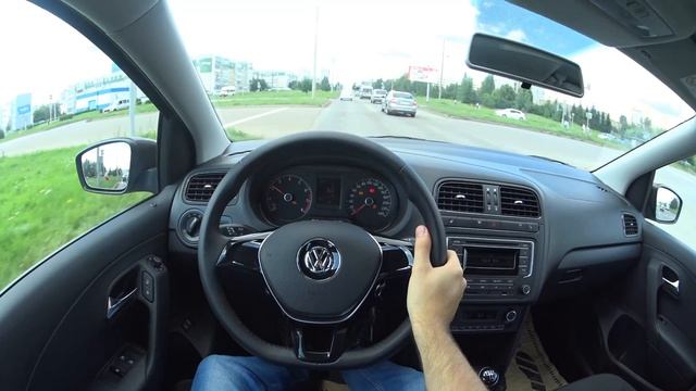2015 Volkswagen Polo POV Test Drive смотреть онлайн